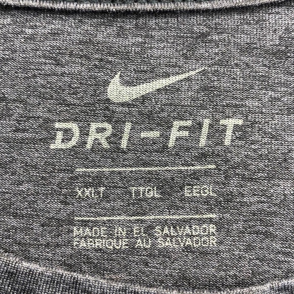 Nike Dark Blue Long Sleeve Tee, 2XL-T - Picture 4 of 6